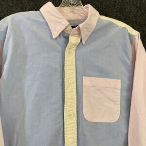 Y2K Preppy Abercrombie & Fitch Oxford Shirt Men’s Medium Colorblock